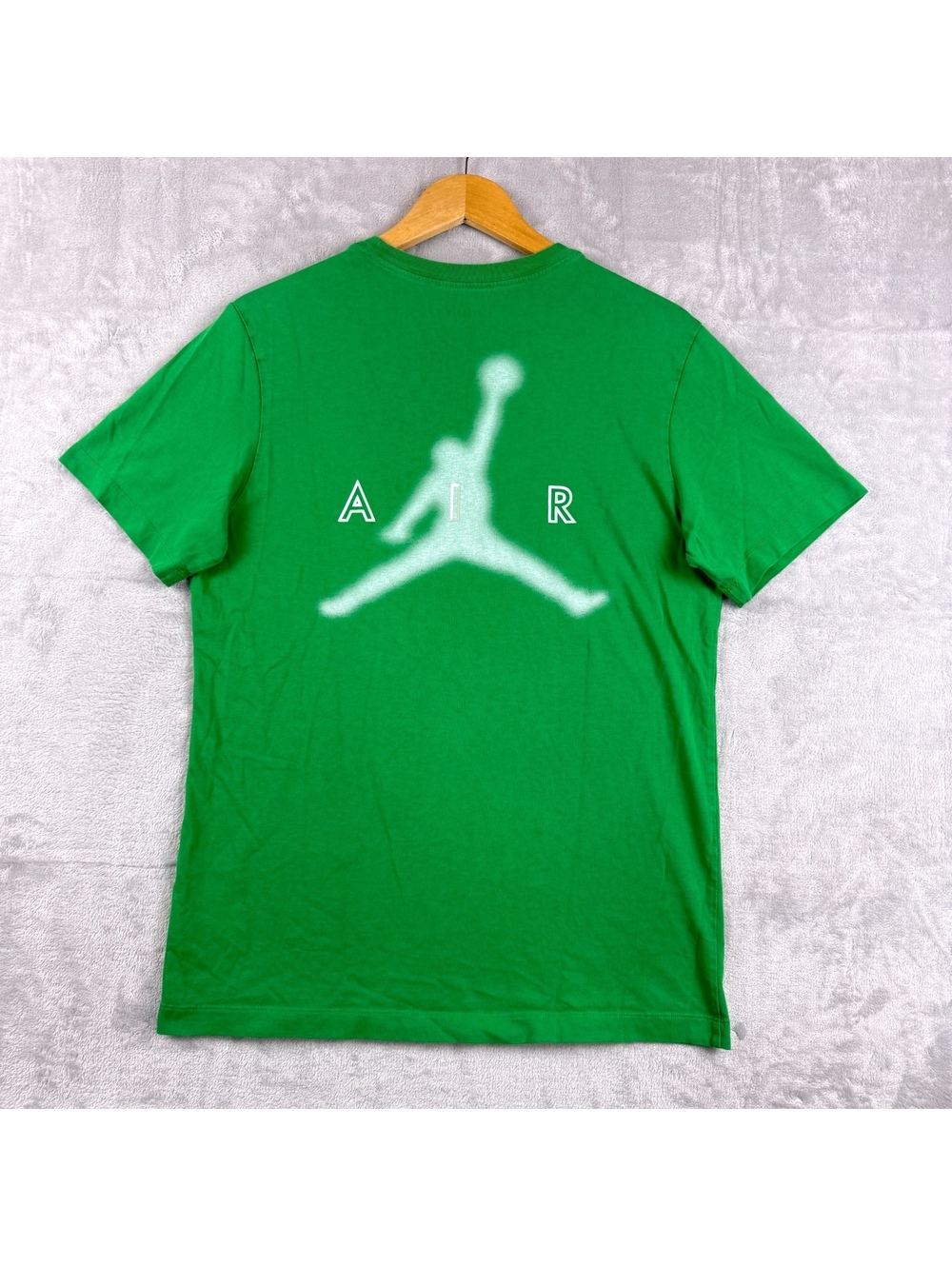 Jordan Nike Men’s M Green Air Jumpman Graphic T-Shirt Basketball Streetwear Logo